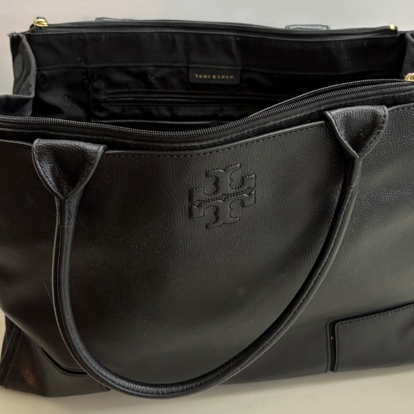 Tory Burch Elle Leather Laptop Bag - Picture 2 of 2